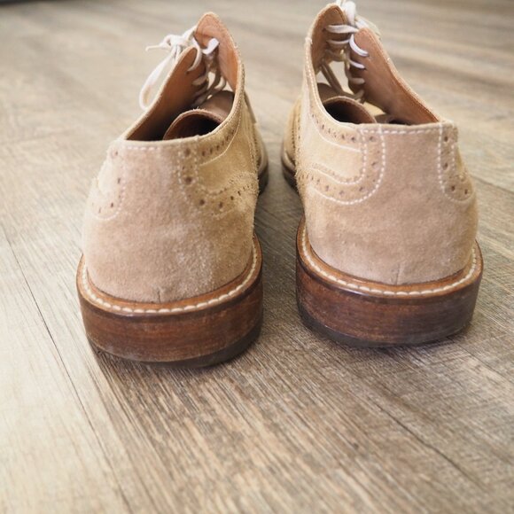 Johnston & Murphy Suede Wingtip Lace-up Derby sz 11 - Picture 5 of 8